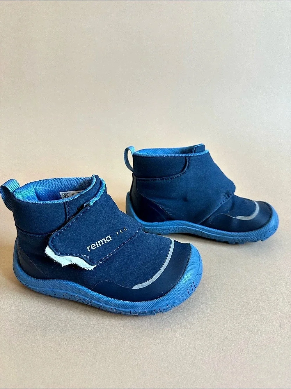Reima Waterproof Barefoot Toddler Boots Size 7.5 Excellent Like New Shoes Fall